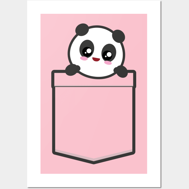 Pocket Kawaii Panda Wall Art by Food in a Can